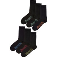 Bench. Socken, (Box, 6 Paar), mit verschiedenfarbigen Logos von Bench.