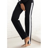 Bench. Loungewear Loungehose, mit Seitenstreifen und geradem Bein, Loungewear von Bench. Loungewear