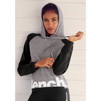 Bench. Loungewear Kapuzensweatshirt, mit farblich abgesetzten Ärmeln und Logodruck, Loungeanzug, Hoodie von Bench. Loungewear