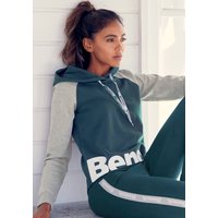 Bench. Loungewear Kapuzensweatshirt, mit farblich abgesetzten Ärmeln und Logodruck, Loungeanzug, Hoodie von Bench. Loungewear
