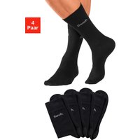 Bench. Basicsocken, (Packung, 4 Paar), in angenehm weicher Markenqualität von Bench.