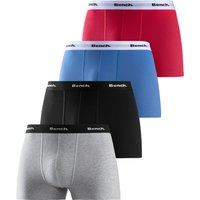 Bench. Boxer "Boxershorts für Herren", (Packung, 4 St.), Unterhosen mit kontrastfarbigem Bund von Bench.