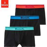 Bench. Boxer "Boxershorts für Jungen", (Packung, 3 St.), mit Ziernähten vorn von Bench.