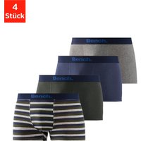 Bench. Boxer "Boxershorts für Herren", (Packung, 4 St.), Unterhosen aus Baumwoll-Mix von Bench.