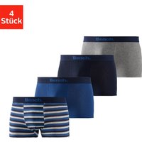Bench. Boxer "Boxershorts für Herren", (Packung, 4 St.), Unterhosen aus Baumwoll-Mix von Bench.