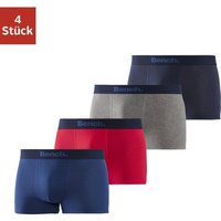 Bench. Boxer "Boxershorts für Herren", (Packung, 4 St.), Unterhosen aus Baumwoll-Mix von Bench.