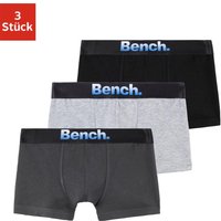Bench. Boxer "Boxershorts für Jungen", (Packung, 3 St.), mit modernem Markenlogo vorn von Bench.