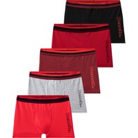 Bench. Boxer "Boxershorts für Jungen", (Packung, 5 St.), mit Logo Druck am Bein von Bench.
