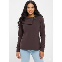 Bench. Fleecepullover "APRILLE" warmes, tailliertes Fleeceshirt mit Troyerkragen und Seitentaschen von Bench.