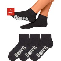Bench. Kurzsocken Packung, 3 Stk. tlg. mit bequemen Rippbündchen von Bench.