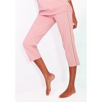 Bench. Loungewear Relax-Caprihose, mit Glitzerstreifen, Loungeanzug von Bench. Loungewear