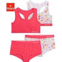 Bench. Set: Bustier, (4 tlg., mit Panty), uni und geblümt in einer Packung von Bench.