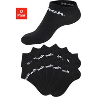 Bench. Sportsocken, (Packung, 12 Paar), Sneakersocken mit klassischem Logoschriftzug von Bench.