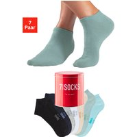 Bench. Sneakersocken, (Dose, 7 Paar), verpackt in der Dose von Bench.