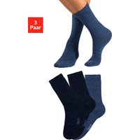 Bench. Socken, (3 Paar), Wollsocken aus flauschigem Material von Bench.