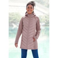 Vivance Steppjacke, mit Kapuze, mit Strickfleece-Ärmeln von Vivance