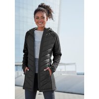 Vivance Steppjacke, mit Kapuze, mit Strickfleece-Ärmeln von Vivance
