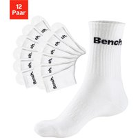 Bench. Tennissocken, (Packung, 12 Paar), mit Fuß Polsterung von Bench.