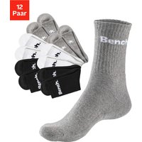 Bench. Tennissocken, (Packung, 12 Paar), mit Fuß Polsterung von Bench.