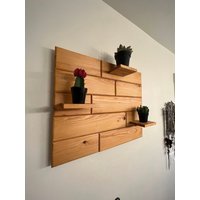 Schwebende Regale | Pflanzenregale Wandkunst von BendWoodwork