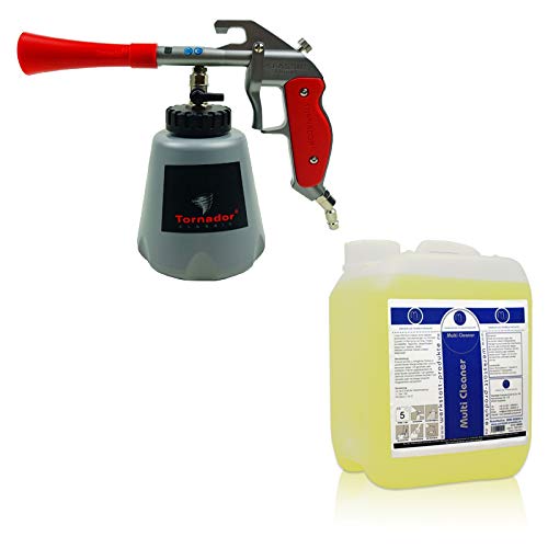 Tornador® CLASSIC Z-010RS Impuls-Reinigungspistole (Modell 2019) - inklusive 5 Liter MW Multi Cleaner - Set für jedermann von Bendel