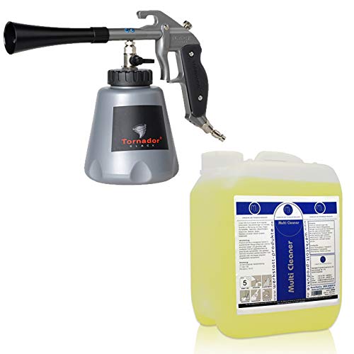 Tornador® BLACK Z-020RS Impuls-Reinigungspistole (Modell 2019) - inklusive 5 Liter MW Multi Cleaner - Profi Set für den täglichen Gebrauch von Bendel