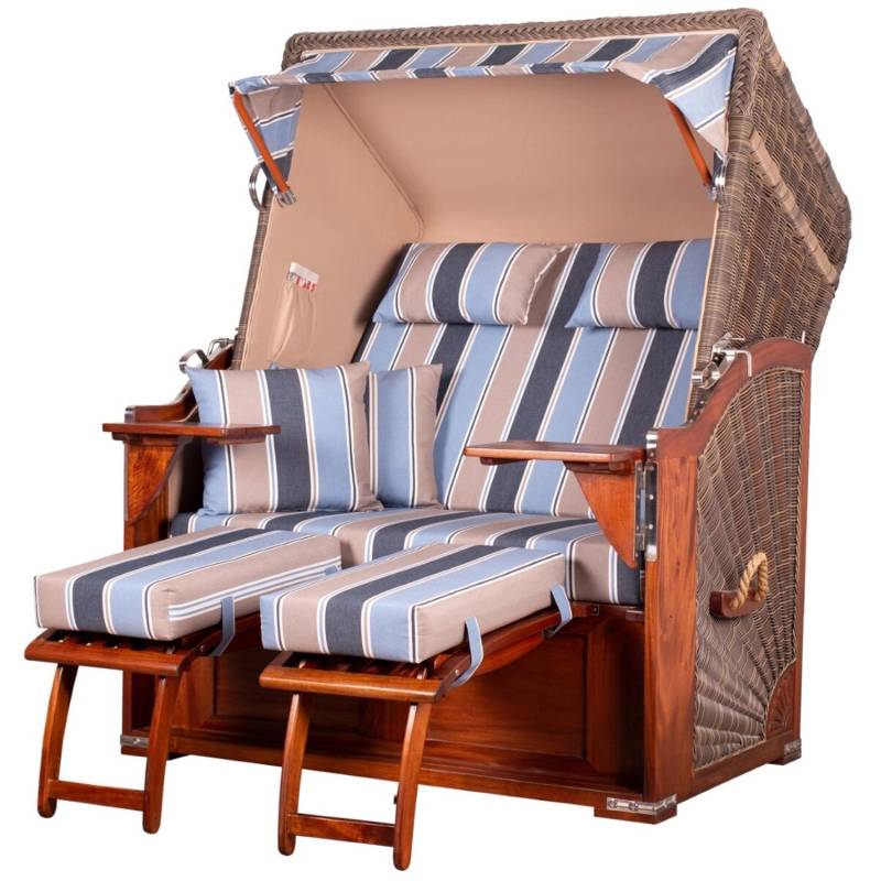 bene living Strandkorb Komplettset Schaalsee Mahagoni PE grau Modell 580 bene living Strandkorb Komplettset Schaalsee Mahagoni PE grau Modell 580 von Bene Living