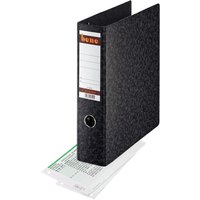 bene Doppelordner 2x A5 quer Karton schwarz von Bene
