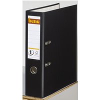bene Ordner Rückenbreite 8 cm DIN A4 Kunststoff schwarz von Bene