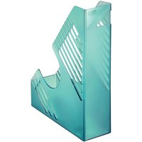 bene Stehsammler Polystyrol blau-transparent , DIN A4 von Bene