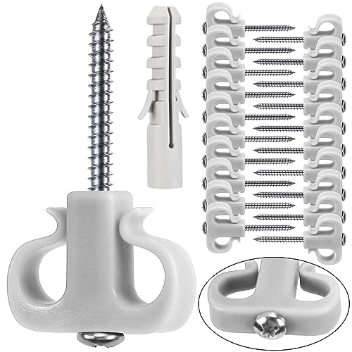 BeneLabel 20-Pack Heavy Duty Screw Hooks for Outdoor String Lights and Decorations - Easy to Install and Remove BeneLabel 20-Pack Heavy Duty Screw Hooks for Outdoor String Lights and Decorations - Easy to Install and Remove von BeneLabel