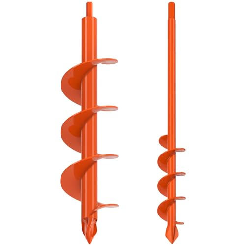 BeneLabel 2er Gartenbohrer Erdbohrer, 41x4.1cm & 41x8.9cm Pfostenlöcher Spiralbohrer Akkuschrauber Bohrmaschine Blumenzwiebeln Pflanzlochbohrer Handerdbohrer 10mm Sechskant Zaunpfosten Grabwerkzeug BeneLabel 2er Gartenbohrer Erdbohrer, 41x4.1cm & 41x8.9cm Pfostenlöcher Spiralbohrer Akkuschrauber Bohrmaschine Blumenzwiebeln Pflanzlochbohrer Handerdbohrer 10mm Sechskant Zaunpfosten Grabwerkzeug von BeneLabel