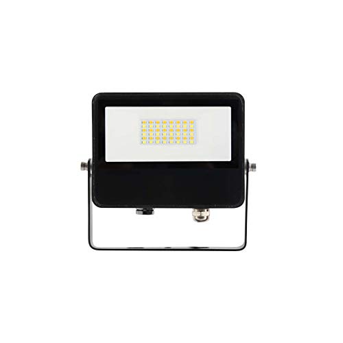 Sky LED-Scheinwerfer, 20 W, extraflach, IP65, CCT Switch, Schwarz von Beneito Faure