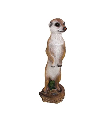 Benelando Gartenfigur Dekofigur Gartendeko Gartenskulptur Erdmännchen Deko Figur Tierfigur von Benelando