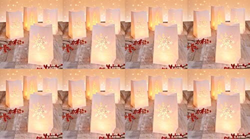 Benelando 32 Lichtertüten im Set - schwer entflammbares Spezialpapier von Benelando