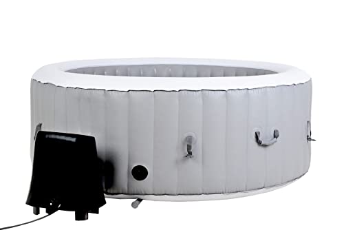 Beneo NEU Tragbarer aufblasbarer Whirlpool für 4 Personen, Spa, Grau, New_BENEOSPA_4P_Grey_Grey von Beneo