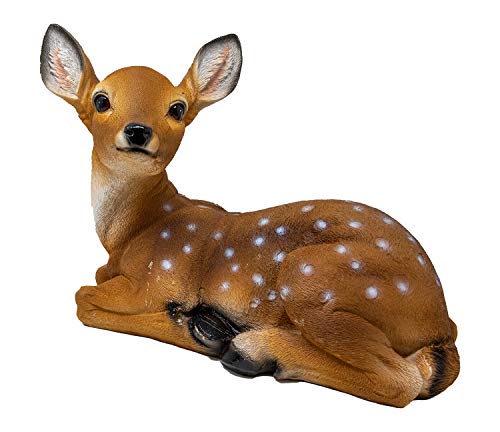 Benera REH Deko Figur Bambi Dekoration für Haus und Garten Innen Außen Rehkitz Braun 34 X 27 cm von Benera