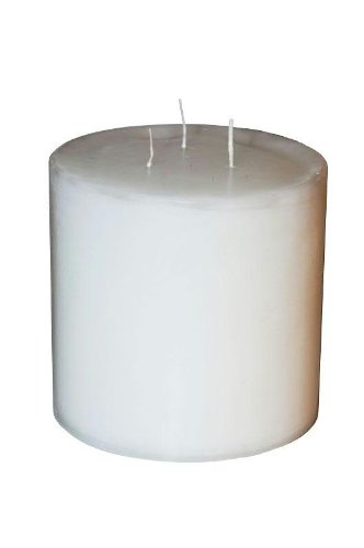 Mehrdochtkerze 3 Docht Kerze XXL Groß Riesen Stumpenkerze Adventskerzen Alt Rot in 2 Größen mit 15 cm Durchmesser Made in Germany Bis zu 160 Stunden Brenndauer (15x15 CM) von Benera