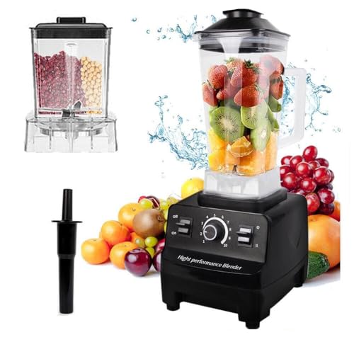 Multifunktional Standmixer 3.2KW 2L Blender Mixer 10 Geschwindigkeitsstufen Rührmaschine Smoothie Maker – max. 48.000 U/min, Becher BPA frei von Benessit