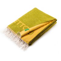 Wohndecke Rainbow grün Baumwolle B/L: ca. 190x140 cm von Benetton