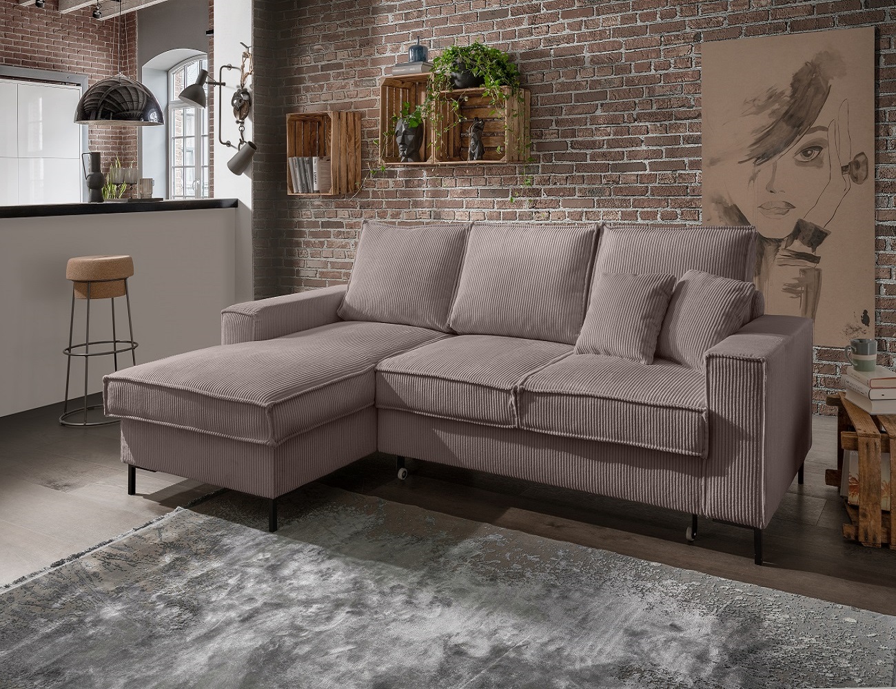 Ecksofa Rom – Die Wohlfühloase mit Schlaffunktion Ecksofa Rom – Die Wohlfühloase mit Schlaffunktion von Benformato