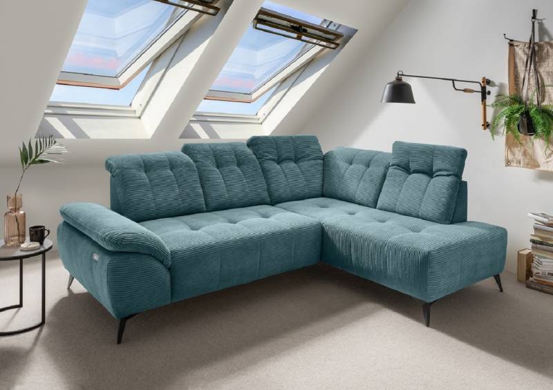 Fiore - Ecksofa mit elektrischem Sitzvorschub von Benformato