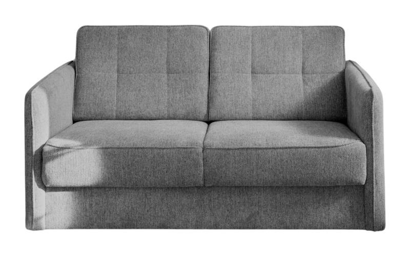 Schlafsofa MILANO Stoff Corto mit zwei Liegeflächen in Grau von Benformato