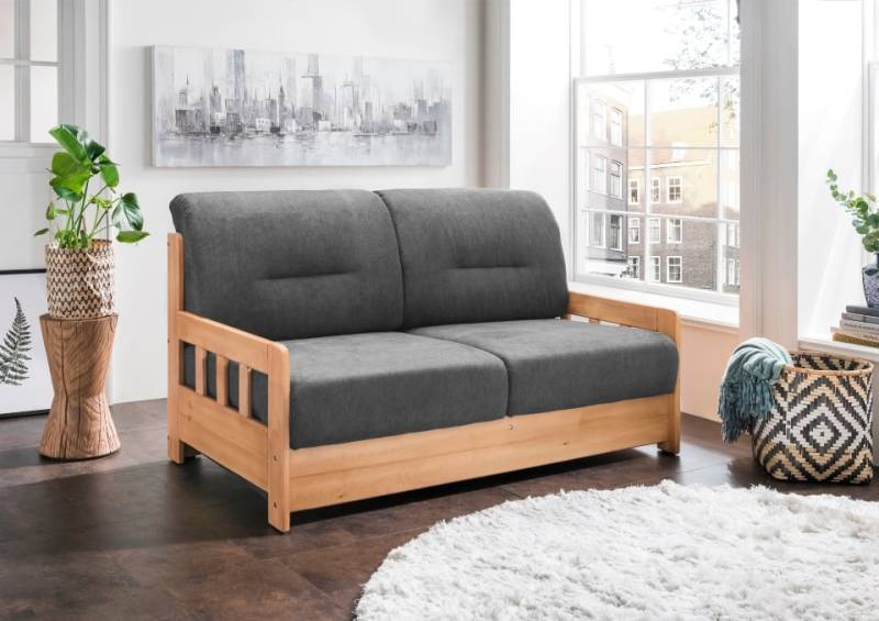 Sofa Camino von Benformato mit einzeln ausziehbarer Schlaffunktion Mikrofaser von Benformato