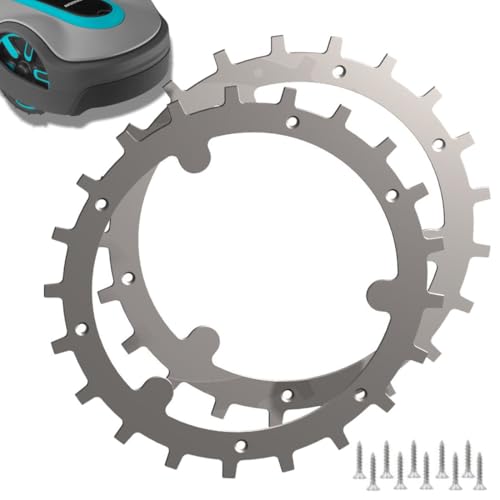Spikes für Gardena Sileno Live und City – Edelstahl - Entgratet-Traktionsverbesserung für Mähroboter – Rasenmäher Roboter - für Antriebsräder 12x Edelstahl Schrauben von Bengs Modellbau