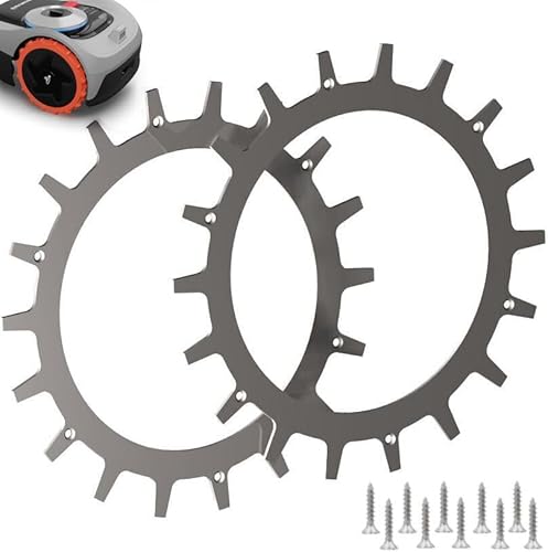 Spikes für Segway Navimow Mähroboter - i105 - i108E – Edelstahl - Gesenkte Schraubenlöcher-Entgratet- 12x Edelstahl Schrauben von Bengs Modellbau
