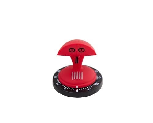 Bengt Ek Design Küchentimer, Kunststoff, Rot, 7.5 x 7.5 x 8 cm von Bengt Ek