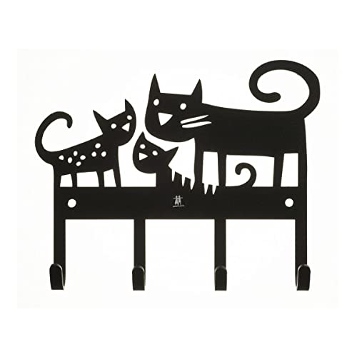 Bengt & Lotta Cat schwarz 4 Haken 18 cm, Stahl von Bengt & Lotta