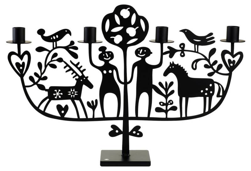 Bengt & Lotta Kerzenständer Adam & Eva 4 flammig Höhe 38 cm Breite 48 cm schwarz Bengt & Lotta Kerzenständer Adam & Eva 4 flammig Höhe 38 cm Breite 48 cm schwarz von Bengt & Lotta