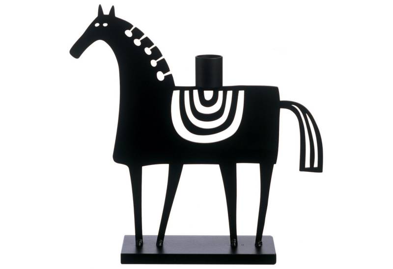 Bengt & Lotta Kerzenständer Schwedisches Pferd Höhe 23 cm schwarz Eisen lackiert, hergestellt in Schweden Eisenlackiert Bengt & Lotta Kerzenständer Schwedisches Pferd Höhe 23 cm schwarz Eisen lackiert, hergestellt in Schweden Eisenlackiert von Bengt & Lotta